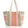 Sandra Stripe Tote -Shoreline Trendy 01 49 007MUL Bag Multi Front