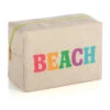 Beach Zip Pouch -Shoreline Trendy 02 02 045NA Bag Natural Front