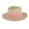 Vargas Fedora Hat -Shoreline Trendy 06 68 038NA Hat Natural Front