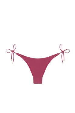 Martha Tie Side Hipster Bikini Bottom 7 Martha Tie Side Hipster Bikini Bottom -Shoreline Trendy 101 773 021 Bikini Bottom Cranberry Laydown