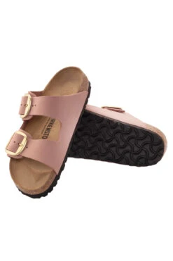 Birkenstock Arizona Big Buckle Slides -Shoreline Trendy 1024074 Shoe Old Rose Back