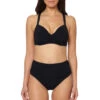 Underwire Twist-Front X-Back Bikini Top (D-DD Cup) 1 Underwire Twist-Front X-Back Bikini Top (D-DD Cup) -Shoreline Trendy 102528 BL 163074