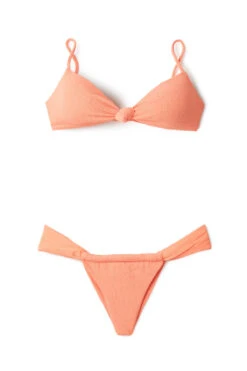 Erin Knot Front Bralette Bikini Top -Shoreline Trendy 104067 ENRY 165718