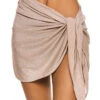 Nova Short Metallic Sarong -Shoreline Trendy 104404 NUD 164920