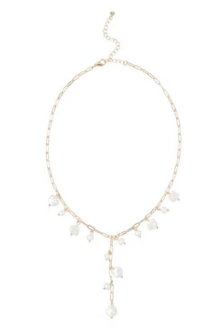 Nova Pearl Lariat Necklace