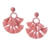 Raffia Tassel Earrings -Shoreline Trendy 105183 CO 168101