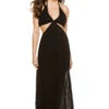 ELAN Cutout Halter Maxi Dress -Shoreline Trendy 105713 BL 168356