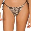 Reversible California Dreamin' Tie Side Bikini Bottom 2 Reversible California Dreamin' Tie Side Bikini Bottom -Shoreline Trendy 10BONTHP Bikini Bottom On The Prowl Front