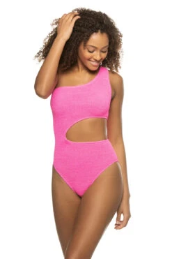 Monaco Cutout Asymmetrical One Piece Swimsuit