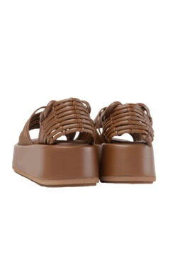 Paloma Barcelo Danae Platform Sandals -Shoreline Trendy 134 001 1939 Shoe Cuoio Back