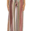 Antigua Crochet Lace Pants -Shoreline Trendy 1450371 Apparel Bottom Seaweed Multi Front1