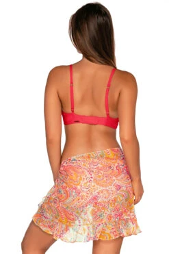 Short And Sweet Pareo Skirt -Shoreline Trendy 176PHOEN Apparel Bottom Phoenix Back