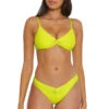 Harlow Bralette Bikini Top -Shoreline Trendy 183237 Bikini Top Zesty Front