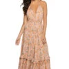 Peachy Flora Maxi Dress