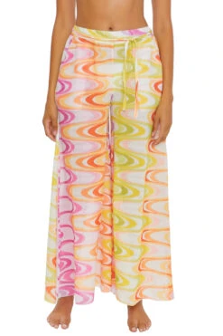 Metallic Retro Pants