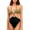 Gi Strappy Monokini One Piece Swimsuit