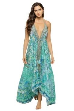 Paradise Halter Maxi Dress