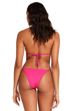 Gia Ring Sliding Triangle Bikini Top -Shoreline Trendy 2320TERZ Bikini Top Zinnia Back