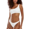 Giselle Asymmetrical One Piece Swimsuit 1 Giselle Asymmetrical One Piece Swimsuit -Shoreline Trendy 245 621 002 One Piece Swimsuit Firenze White Front
