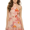 Dalia Halter Mini Dress -Shoreline Trendy 25140214 Apparel Dress Pink Multi Front