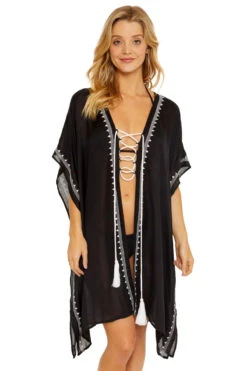 Bonita Lace Up Kimono