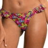 Maaji Kali Ruffle Brazilian Bikini Bottom -Shoreline Trendy 2616SCC004 Bikini Bottom Monet Front