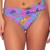 Unforgettable Banded Hipster Bikini Bottom 1 Unforgettable Banded Hipster Bikini Bottom -Shoreline Trendy 27BISLAB Bikini Bottom Isla Bonita Front