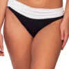 Unforgettable Banded Hipster Bikini Bottom -Shoreline Trendy 27BROLDI Bikini Bottom Roll The Dice Front