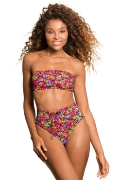 Maaji Karina Multi-Way Bralette Bikini Top -Shoreline Trendy 2802SBA001 Bikini Top Monet Front3