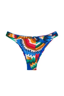 Farm Rio Chevron Toucans Brazilian Bikini Bottom -Shoreline Trendy 304294 Bikini Bottom Multi Laydown