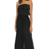 Strapless Tie Waist Jumpsuit