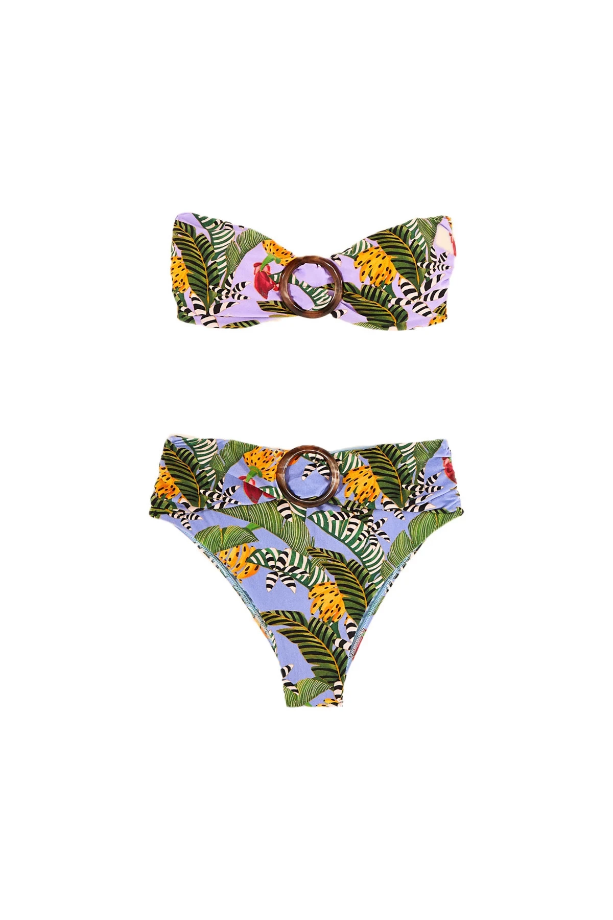 Farm Rio Striped Bananas One Piece Swimsuit 6 Farm Rio Striped Bananas One Piece Swimsuit - Image 4