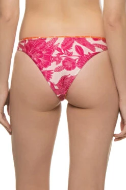 Farm Rio Tropical Woodcut Reversible Bikini Bottom -Shoreline Trendy 307088 Bikini Bottom Tropical Woodcut Back
