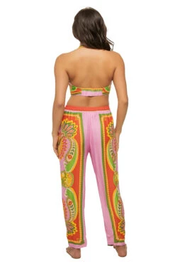 Farm Rio Beach Toucans Scarf Top -Shoreline Trendy 309408 Apparel Top Multi Back