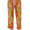 Farm Rio Beach Toucans Scarf Pants -Shoreline Trendy 309435 Apparel Bottom Multi Front