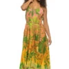 Farm Rio Sunrise Scenario Midi Dress -Shoreline Trendy 309579 Apparel Dress Multi Front