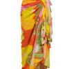 Farm Rio Neon Floral Sarong -Shoreline Trendy 310594 Apparel Bottom Neon Floral Front