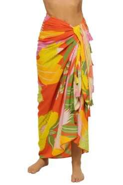 Farm Rio Neon Floral Sarong