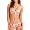 Seafolly Long Line Triangle Bikini Top -Shoreline Trendy 31414 020 Bikini Top Parfait Pink Front