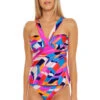 Rio Convertible Tankini Top -Shoreline Trendy 3303525 Tankini Top Multi Front