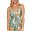 Cacti Halter Tankini Top 1 Cacti Halter Tankini Top -Shoreline Trendy 3513535 Tankini Top Multi Front