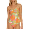 Playa De Flor Halter Tankini Top -Shoreline Trendy 3543535 Tankini Top Multi Front