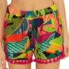 Rainforest Tassel Shorts -Shoreline Trendy 3554035 Apparel Bottom Multi Front