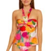 Sunny Bloom Convertible Tankini Top -Shoreline Trendy 3643535 Tankini Top Multi Front1