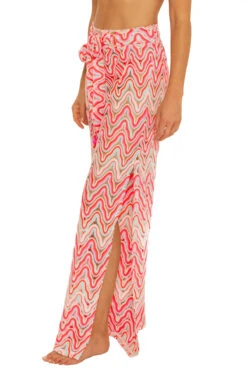 Serafina Crochet Pants -Shoreline Trendy 3665035 Apparel Bottom Multi Side