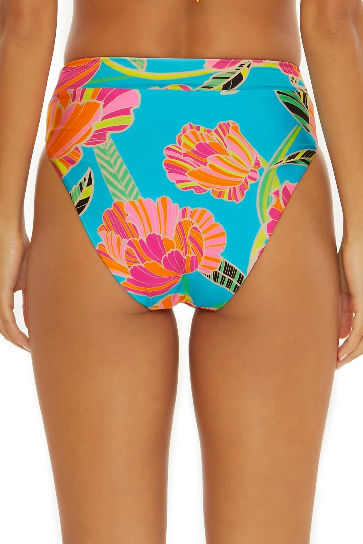 Poppy Banded High Waist Bikini Bottom 4 Poppy Banded High Waist Bikini Bottom - Image 2