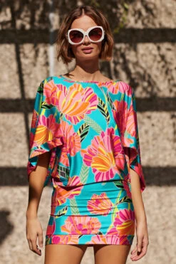 Poppy Swim Tunic -Shoreline Trendy 3736035 Apparel Top Multi Lifestyle