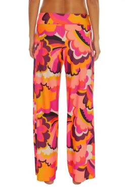 Fan Faire Swim Pant -Shoreline Trendy 3755035 Apparel Bottom Multi Back