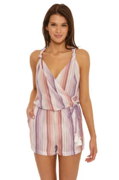Nimes V-Neck Romper