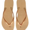 Havaianas Platform Flip Flops -Shoreline Trendy 4144537 Shoe Golden Top